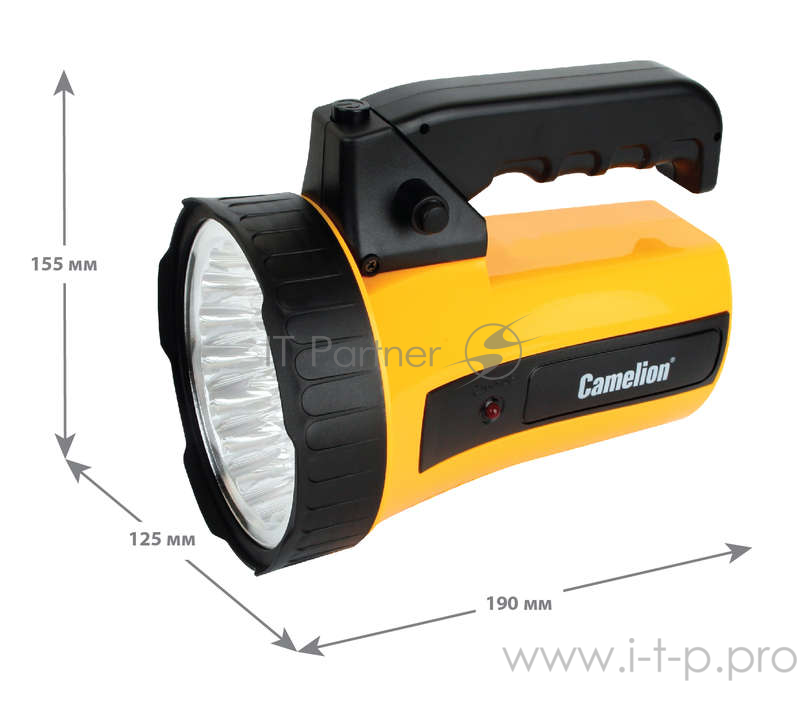 Camelion Фонари Camelion LED29315 (фонарь аккум. 220В, желтый, 35 LED, 6В 4А-ч, пластик, коробка)