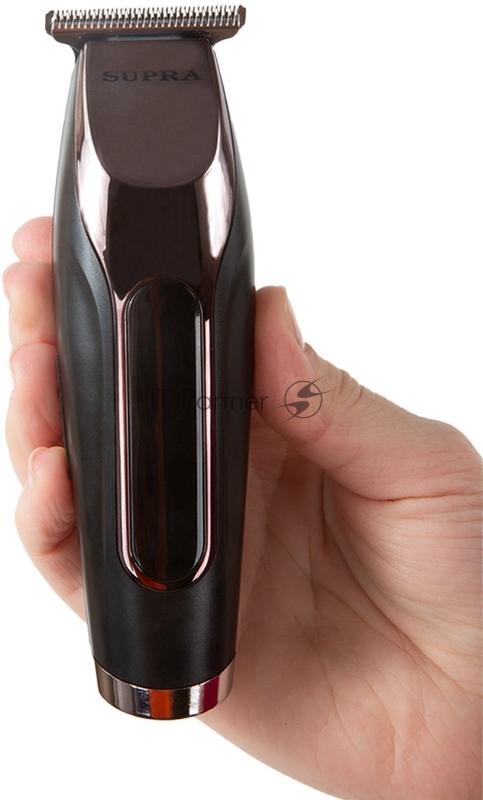 Машинка для стрижки Supra HCS-214 черный 3Вт (насадок в компл:3шт)