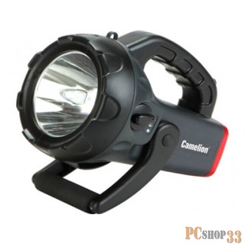 Camelion Фонари Camelion 2931R2 (фонарь аккум 220В/12В, карбон, 10W CREE LED, 4В 4А-ч, пластик, коробка)