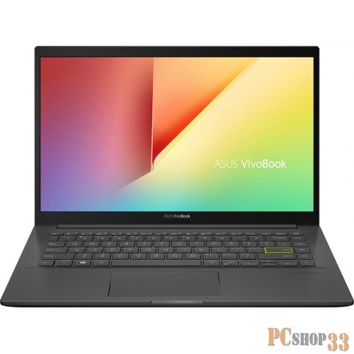 Ноутбук ASUS VivoBook 14 K413JA-EB533T Core i3-1005G1/8Gb/512GB SSD/14.0 FHD (1920x1080) AG IPS/WiFi6/Numpad/Illum KB/BT/Cam//Windows 10 Home/Black/1.4Kg