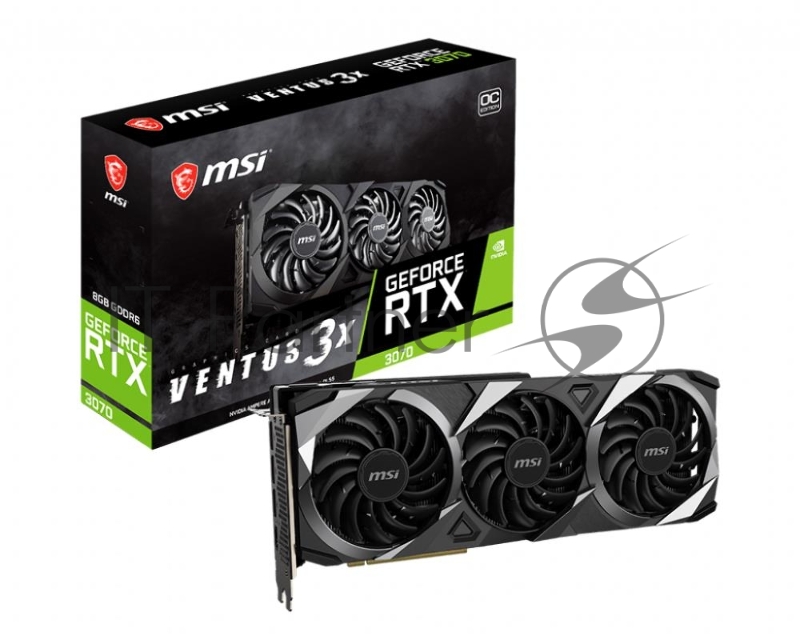 Видеокарта PCIE16 RTX3070 8GB GDDR6 RTX 3070 VENTUS 3X OC RU MSI