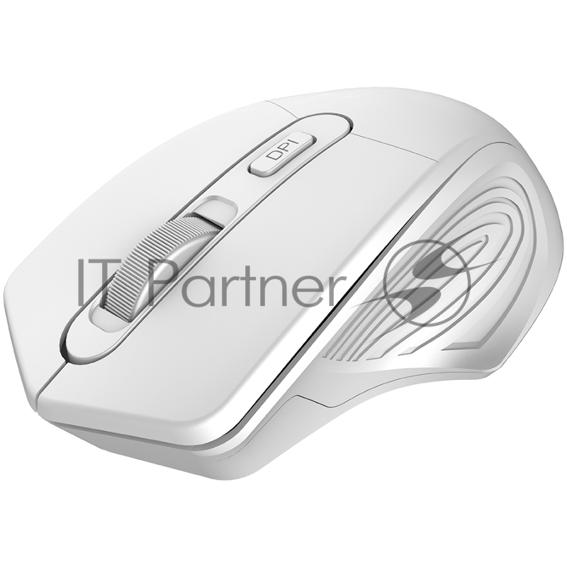 Мышь CANYON 2.4GHz Wireless Optical Mouse with 4 buttons, DPI 800/1200/1600, Pearl white, 115*77*38mm, 0.064kg