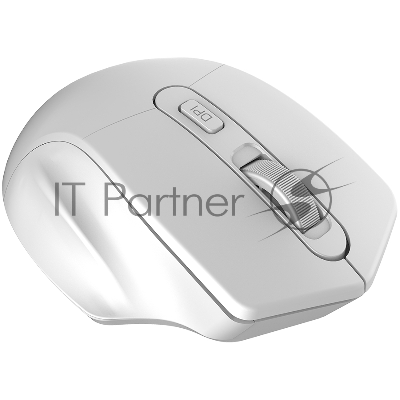 Мышь CANYON 2.4GHz Wireless Optical Mouse with 4 buttons, DPI 800/1200/1600, Pearl white, 115*77*38mm, 0.064kg
