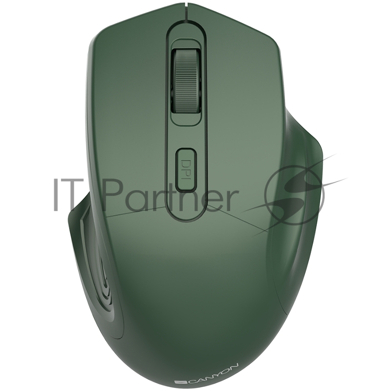 Мышь CANYON 2.4GHz Wireless Optical Mouse with 4 buttons, DPI 800/1200/1600, Special military, 115*77*38mm, 0.064kg