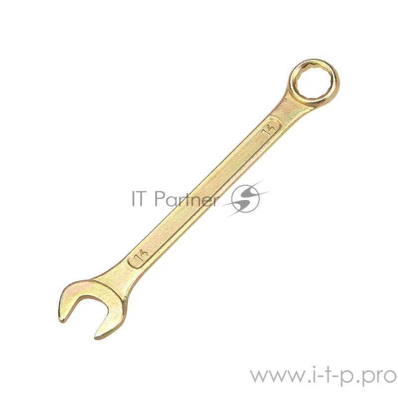 Ключ комбинированный REXANT 14 мм, желтый цинк