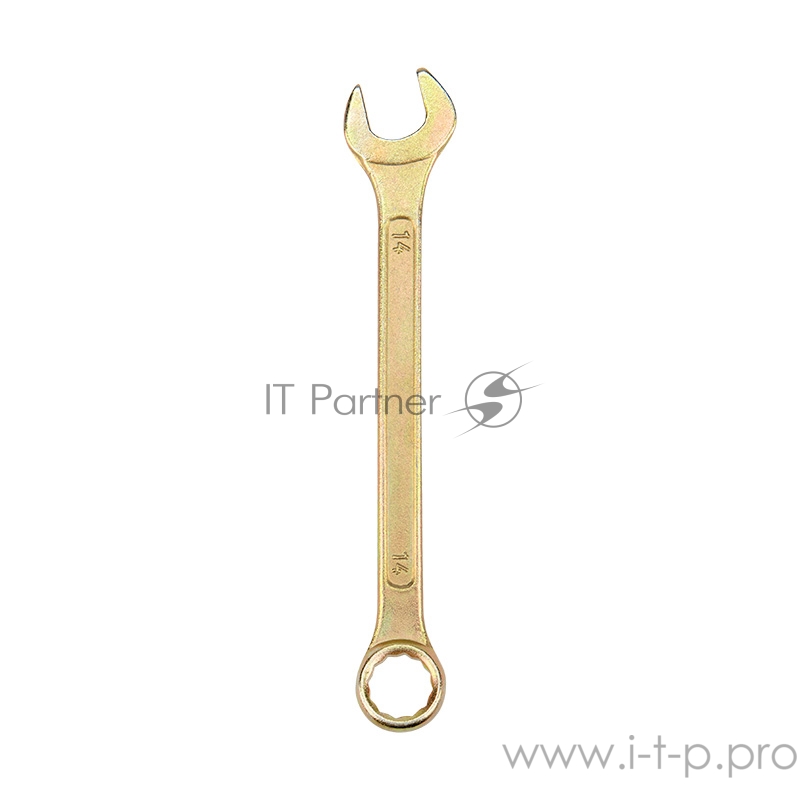 Ключ комбинированный REXANT 14 мм, желтый цинк