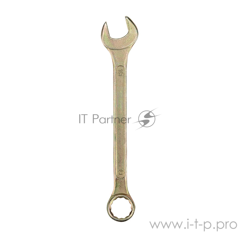 Ключ комбинированный REXANT 19 мм, желтый цинк