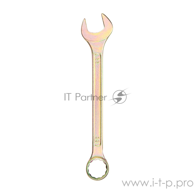 Ключ комбинированный REXANT 22 мм, желтый цинк