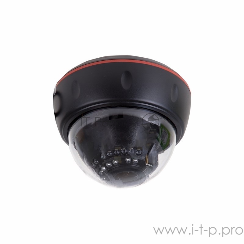 Купольная камера AHD 4.0Мп, объектив 2.8-12 мм., ИК до 30 м. (Корпус черный)