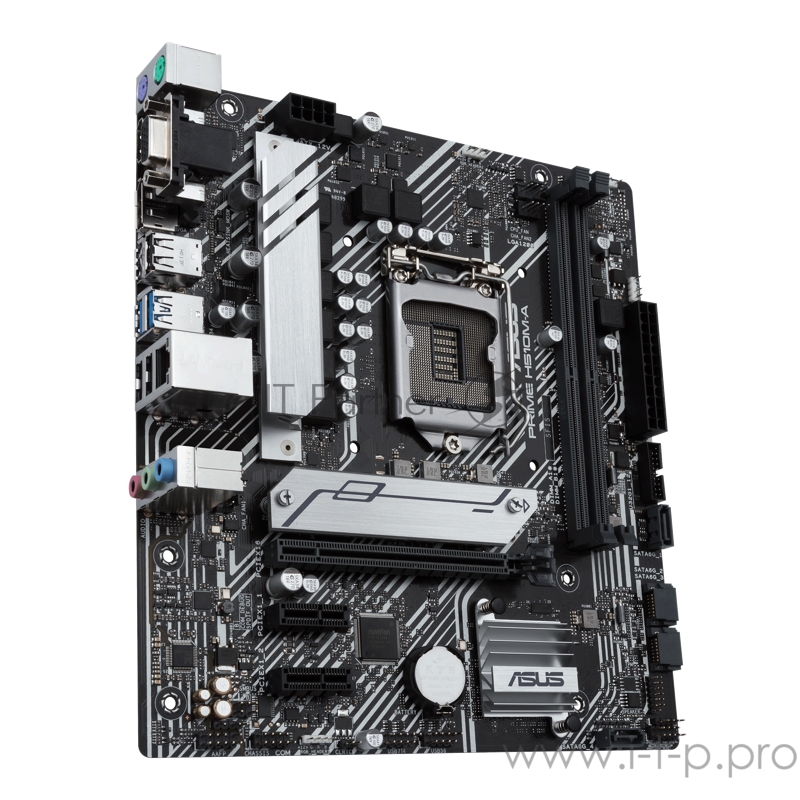Материнская плата ASUS PRIME H510M-A, LGA1200, H510, 2*DDR4, D-Sub + DVI + HDMI, SATA3, Audio, Gb LAN, USB 3.2*4, USB 2.0*6, COM*1 header (w/o cable), mATX 90MB17C0-M0EAY0