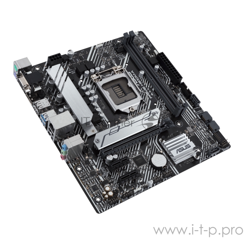 Материнская плата ASUS PRIME H510M-A, LGA1200, H510, 2*DDR4, D-Sub + DVI + HDMI, SATA3, Audio, Gb LAN, USB 3.2*4, USB 2.0*6, COM*1 header (w/o cable), mATX 90MB17C0-M0EAY0
