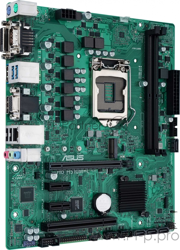 Материнская плата ASUS PRO H510M-C/CSMM, LGA1200, B510, 2*DDR4, D-Sub, DP, DVI, HDMI, SATA3 + RAID, Audio, Gb LAN, USB 3.2*6, USB 2.0*6, mATX 90MB17K0-M0EAYC