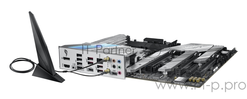Материнская плата ASUS ROG STRIX Z590-A GAMING WIFI, LGA1200, Z590, 4*DDR4, HDMI+DP, CrossFireX, SATA3 + RAID, Audio, Gb LAN, USB 3.1*9, USB 2.0*6, COM*1 header (w/o cable), ATX 90MB1660-M0EAY0