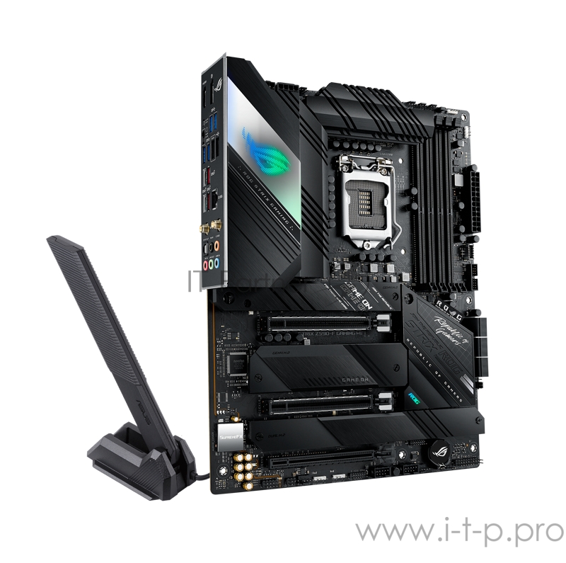 Материнская плата ASUS ROG STRIX Z590-F GAMING WIFI, LGA1200, Z590, 4*DDR4, DP+HDMI, SLI+CrossFireX, SATA3 + RAID, Audio, 2,5Gb LAN, USB 3.2*9, USB 2.0*4, COM*1 header (w/o cable), ATX 90MB1630-M0EAY0