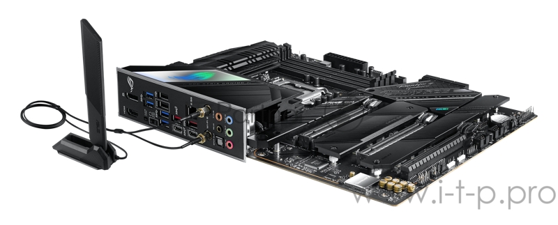 Материнская плата ASUS ROG STRIX Z590-F GAMING WIFI, LGA1200, Z590, 4*DDR4, DP+HDMI, SLI+CrossFireX, SATA3 + RAID, Audio, 2,5Gb LAN, USB 3.2*9, USB 2.0*4, COM*1 header (w/o cable), ATX 90MB1630-M0EAY0