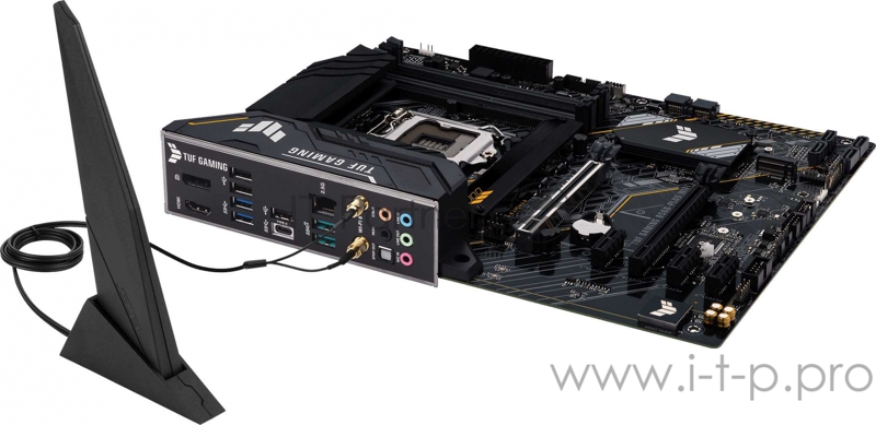 Материнская плата ASUS TUF GAMING B560-PLUS WIFI, LGA1200, B560, 4*DDR4, HDMI+DP, CrossFireX, SATA3 + RAID, Audio, Gb LAN, USB 3.2*8, USB 2.0*4, COM*1 header (w/o cable), ATX 90MB1740-M0EAY0