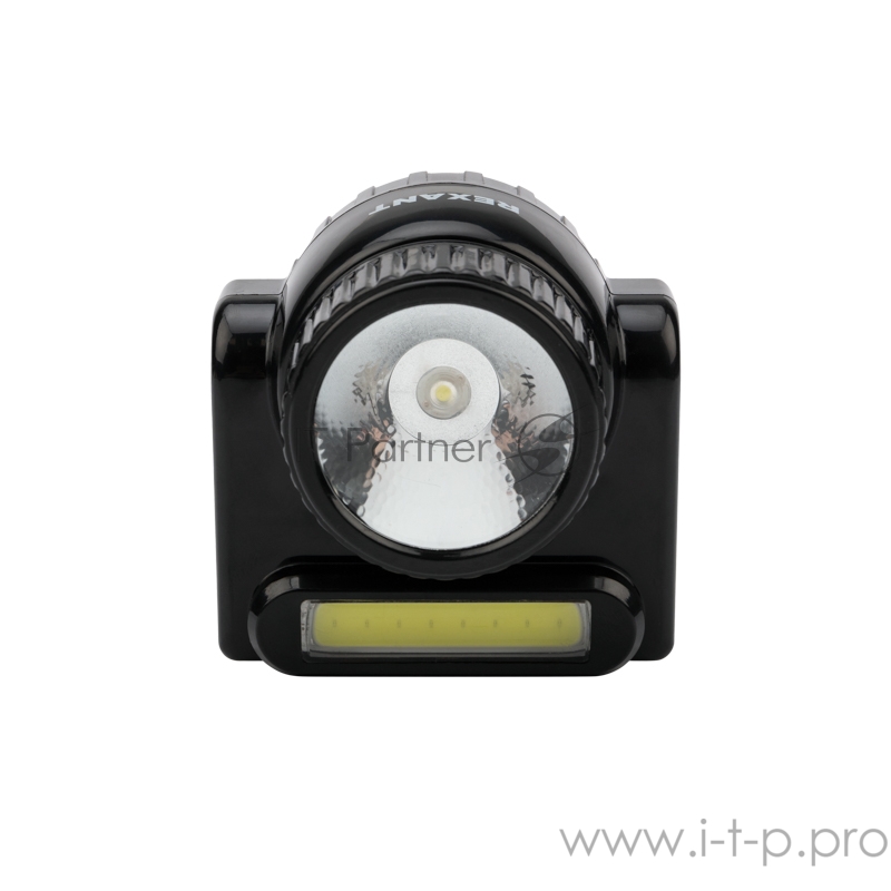 Фонарь налобный поворотный направленный + сфокусированный свет, встроенный аккумулятор, зарядка от сети через съемный кабель (в комплекте)