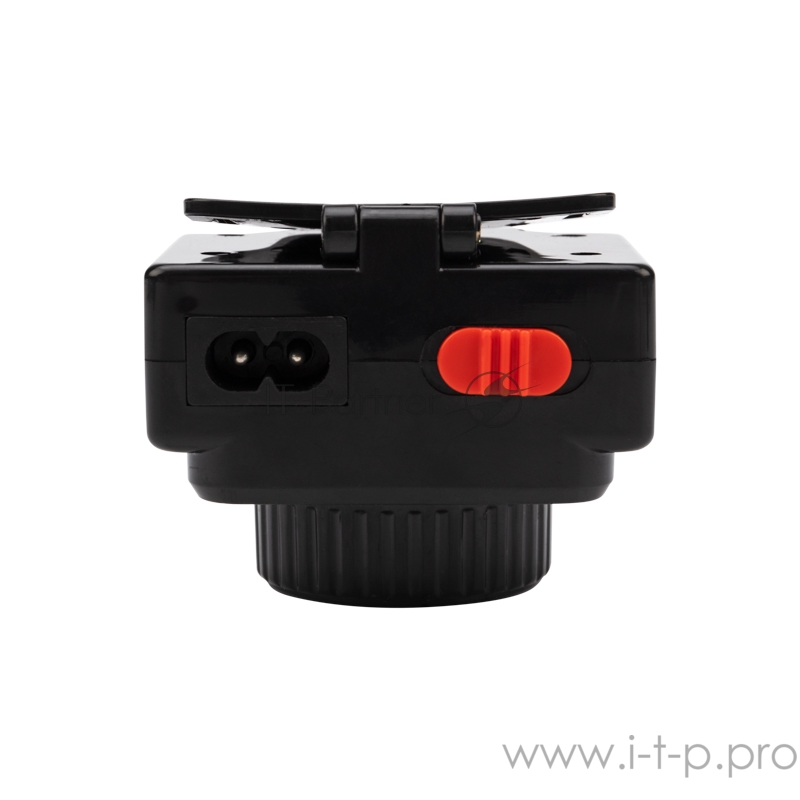 Фонарь налобный поворотный направленный + сфокусированный свет, встроенный аккумулятор, зарядка от сети через съемный кабель (в комплекте)