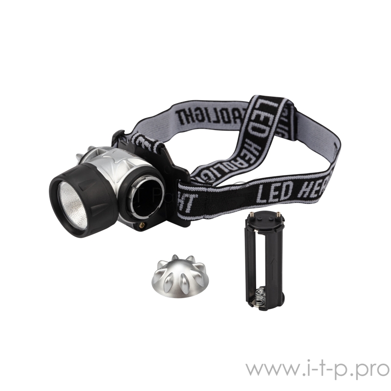 Фонарь налобный поворотный COB, 3 х AAА, увеличенное время работы, ремень в комплекте
