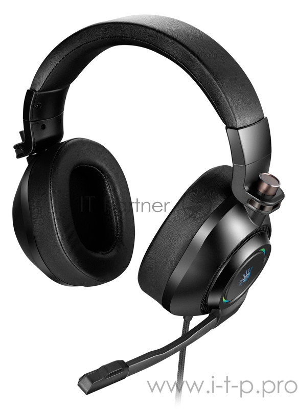Наушники с микрофоном A4 Bloody G580 черный 2м мониторные USB оголовье (G580 USB /BLACK)
