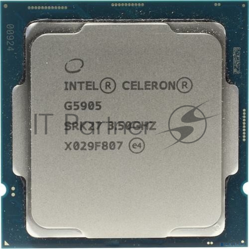 Процессор Intel® Celeron® G5905 Soc-1200 (CM8070104292115S RK27) (3.5GHz/UHD Graphics 610) OEM