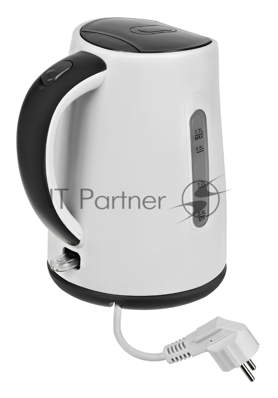 Чайник электрический Hyundai HYK-P2021 1.7л. 2200Вт белый/серый (корпус: пластик)