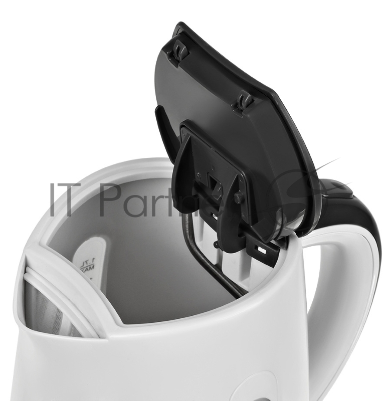 Чайник электрический Hyundai HYK-P2021 1.7л. 2200Вт белый/серый (корпус: пластик)