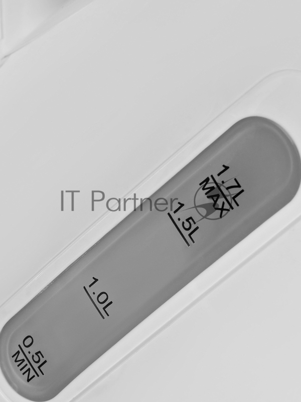 Чайник электрический Hyundai HYK-P2021 1.7л. 2200Вт белый/серый (корпус: пластик)