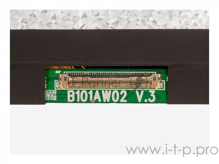 Матрица 10.1 Matte B101AW06 V.0, WSVGA 1024x600, 40L, cветодиодная (LED), AU Optronics, уши Л/П