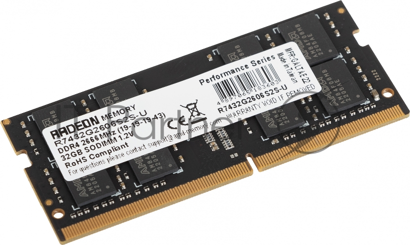 Модуль памяти R7432G2606S2S-U DDR4 32Gb 2666MHz So-DIMM 1.2V Retail