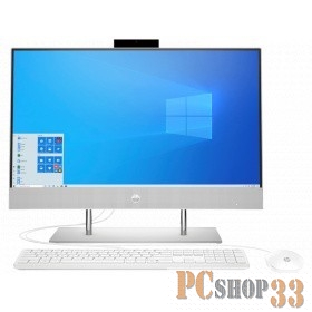 Моноблок HP 24-dp1005ur <2X4W8EA> i7-1165G7 (2.8)/8Gb/256Gb SSD/23.8 (1920x1080) AG Touch/Int:Intel Iris Xe/KB+mouse/noODD/Cam HD/Win10 Natural Silver