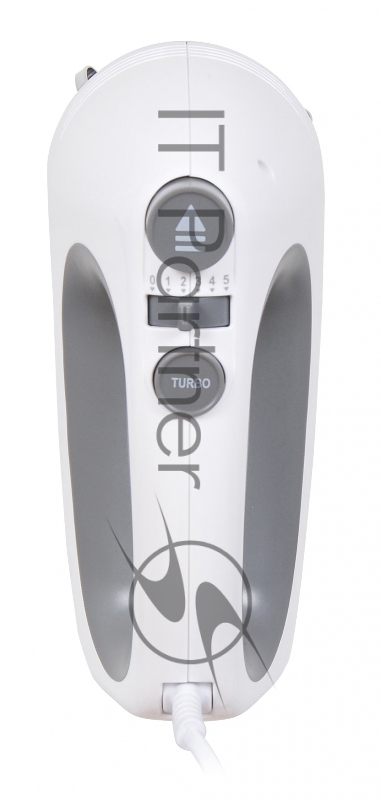 Миксер ручной Hyundai HYM-H4501 500Вт белый/серый