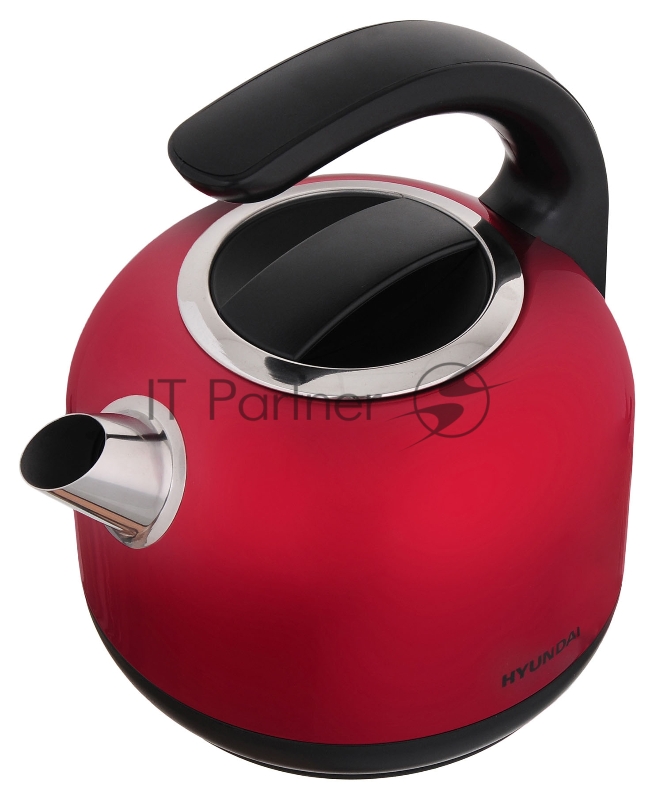 Чайник электрический Hyundai HYK-S4503 1.7л. 2200Вт красный/черный (корпус: нержавеющая сталь/пластик)