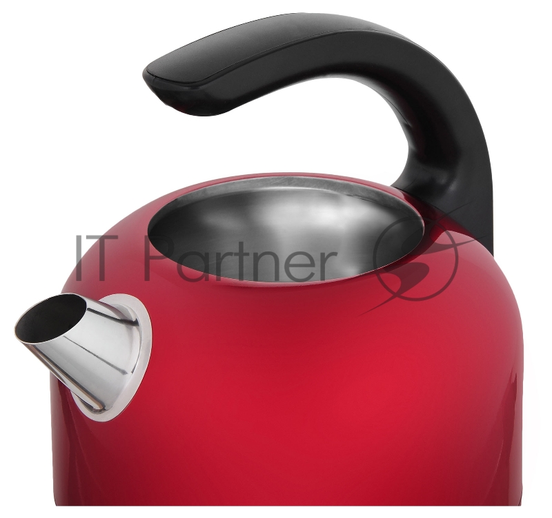 Чайник электрический Hyundai HYK-S4503 1.7л. 2200Вт красный/черный (корпус: нержавеющая сталь/пластик)