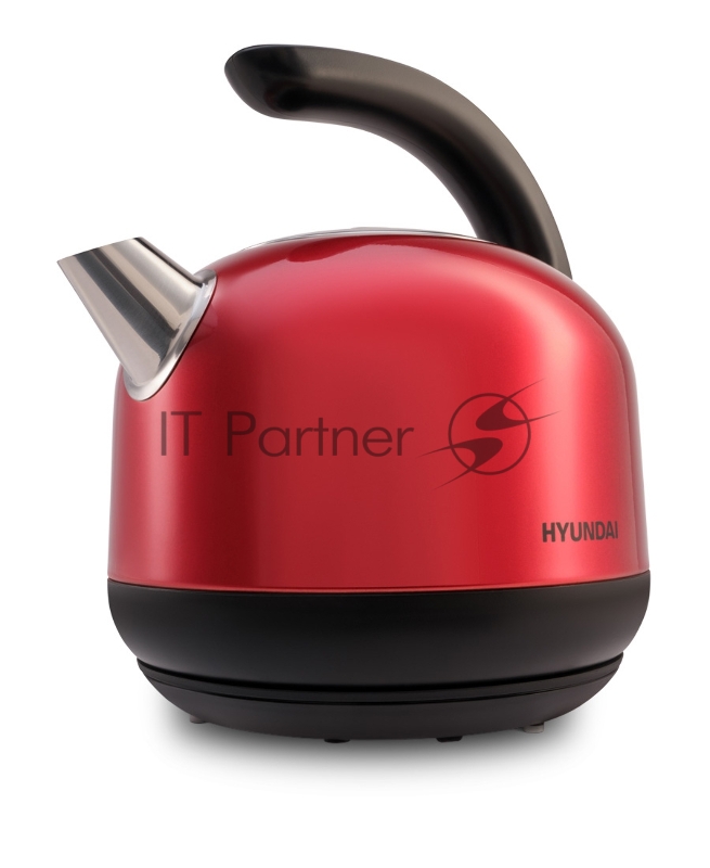 Чайник электрический Hyundai HYK-S4503 1.7л. 2200Вт красный/черный (корпус: нержавеющая сталь/пластик)