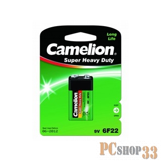 Батарейки Camelion 6F22 BL-1 (6F22-BP1G, батарейка,9В)