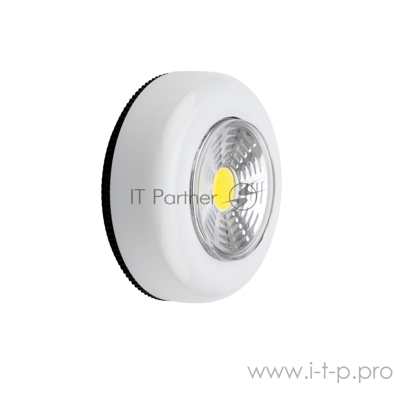 Фонарь-подсветка пушлайт СОВ + фасеточный рефлектор, самоклеющееся основание 3 Вт, 3 х ААА