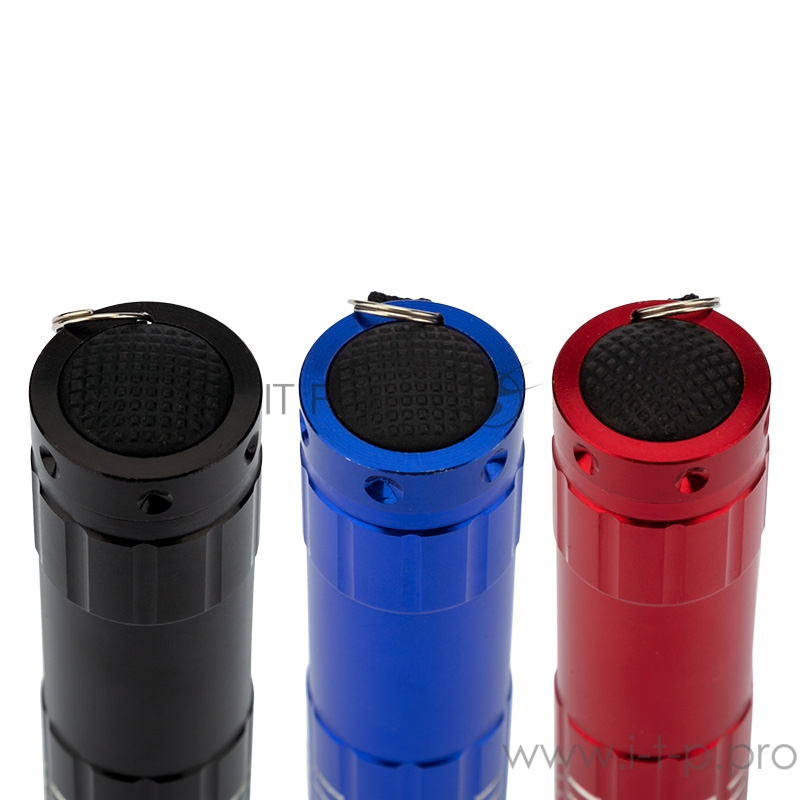 Фонарь универсальный повседневный СОВ 1.5 Вт, заливающий свет, алюминий, 3 х ААА