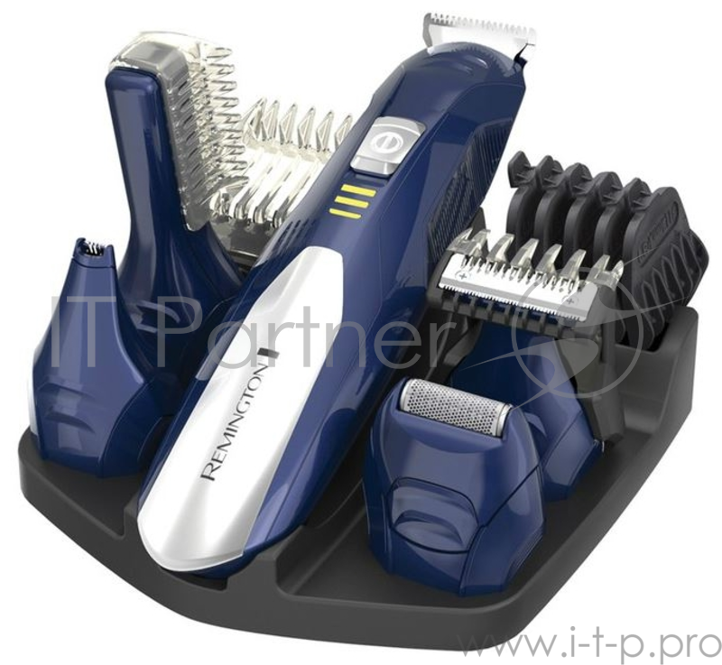 Машинка для стрижки Remington PG6045 синий (насадок в компл:5шт)