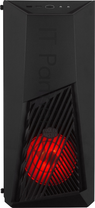 Корпус без БП Cooler Master MasterBox K501L, 1xUSB3.0, 1xUSB2.0, 1x120 Fan, 1x120 Red Led Fan, w/o PSU, Black, ATX