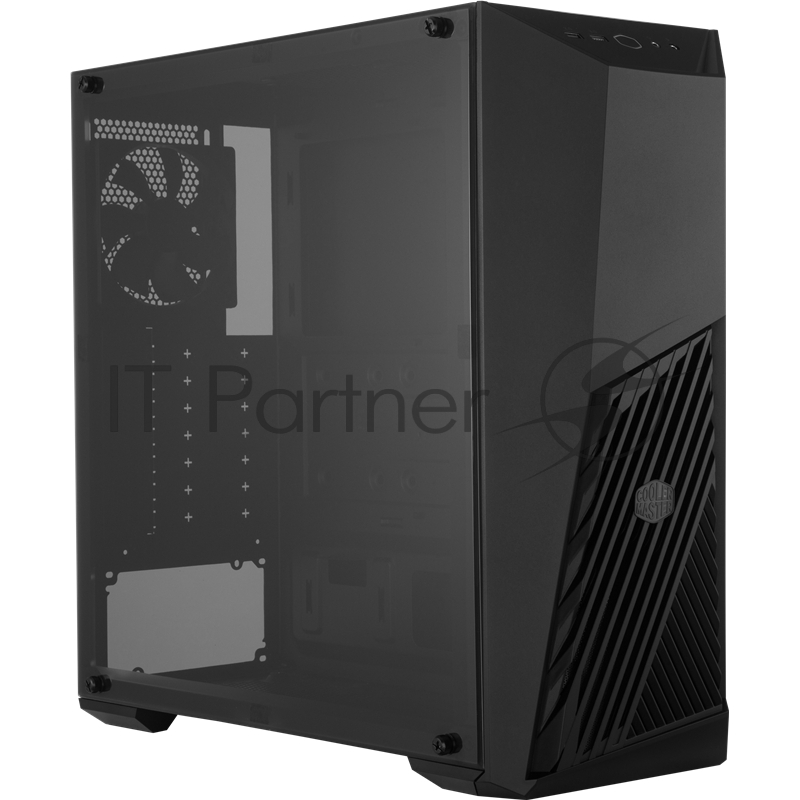 Корпус без БП Cooler Master MasterBox K501L, 1xUSB3.0, 1xUSB2.0, 1x120 Fan, 1x120 Red Led Fan, w/o PSU, Black, ATX