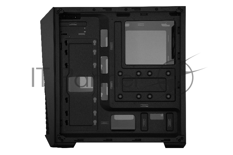 Корпус без БП Cooler Master MasterBox K501L, 1xUSB3.0, 1xUSB2.0, 1x120 Fan, 1x120 Red Led Fan, w/o PSU, Black, ATX