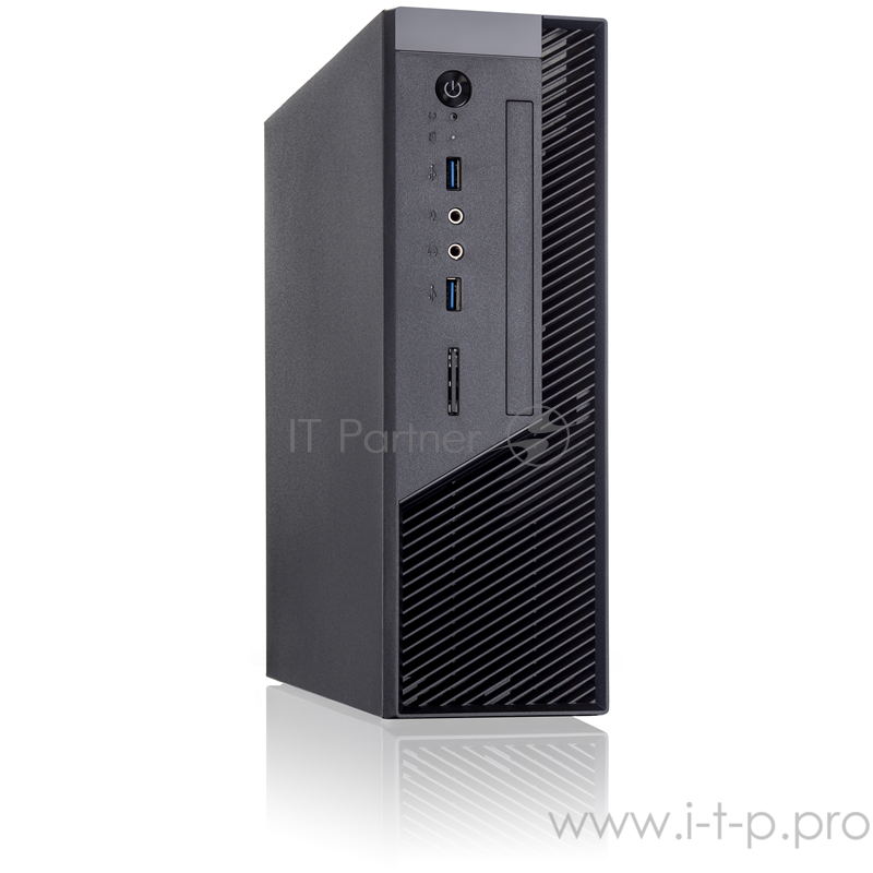 Корпус с блоком питания 250Вт. Сase Foxline mITX 250W TFX, 2xUSB3.0, Black/Black Trim, powercord