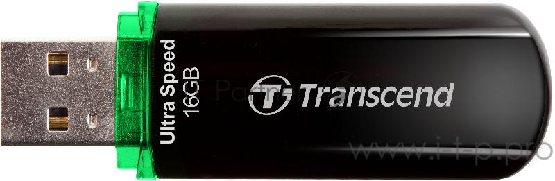 Накопитель USB flash 16ГБ Transcend JetFlash 600 TS16GJF600, зелёный (USB2.0)