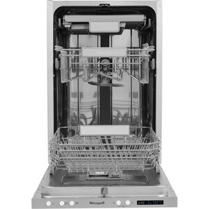 Посудомоечная машина Weissgauff BDW 4573 D узкая белый
