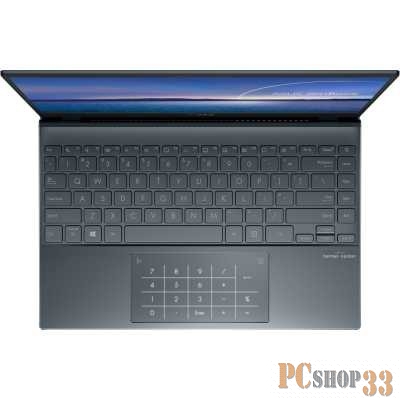 Ноутбук Asus Zenbook UX325EA-KG230T Core i5 1135G7/8Gb/SSD512Gb/Intel Iris graphics/13.3/IPS/FHD (1920x1080)/Windows 10/grey/WiFi/BT/Cam/Bag