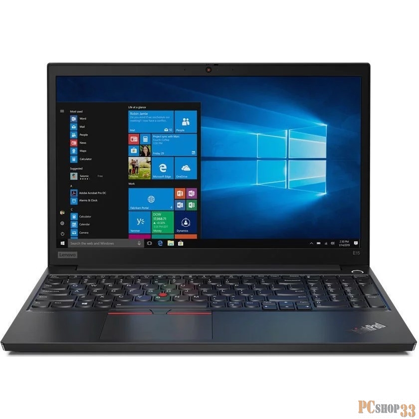 Ноутбук Lenovo ThinkPad E15-ARE T Gen 2 Ryzen 7 4700U/8Gb/SSD512Gb/AMD Radeon/15.6/IPS/FHD (1920x1080)/Windows 10 Professional 64/black/WiFi/BT/Cam