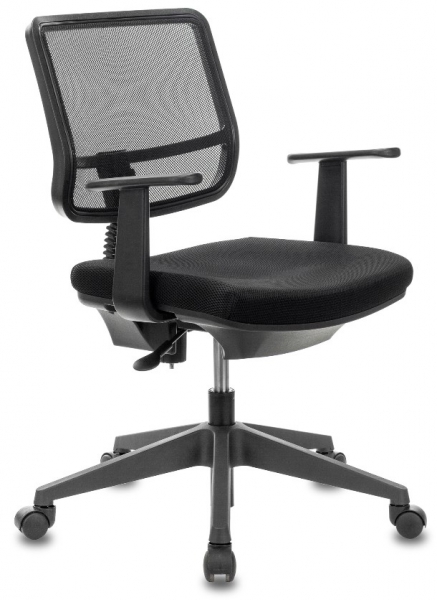 Кресло Бюрократ CH-535 черный TW-01 TW-11 сетка/ткань крестовина пластик