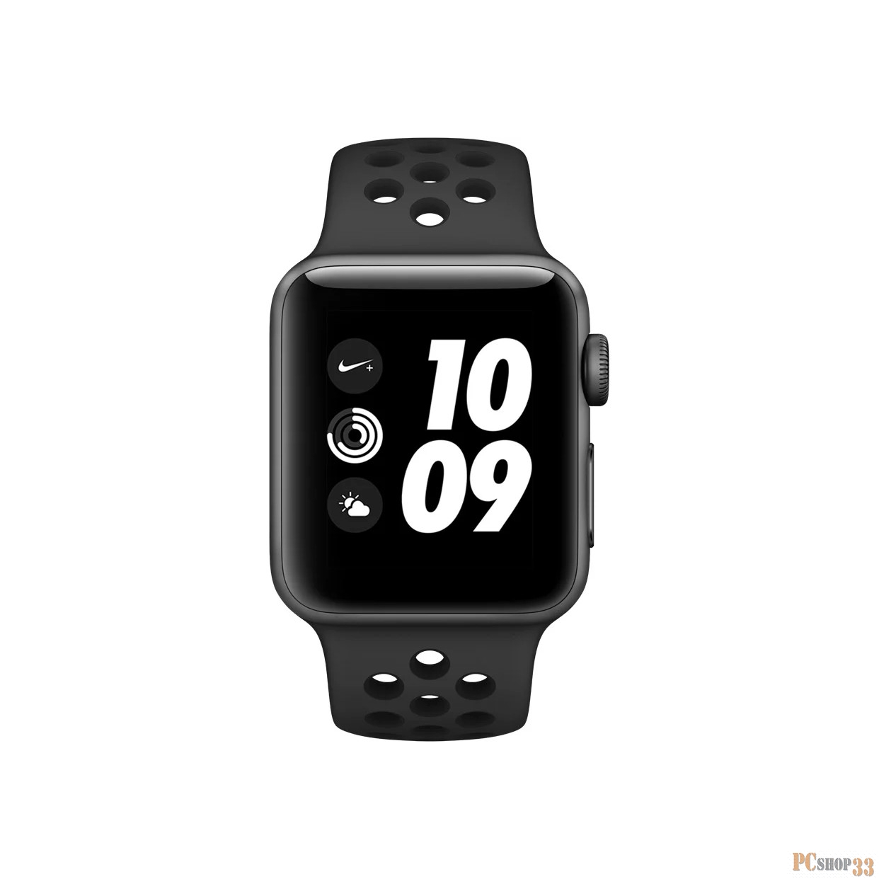 Умные часы Apple Watch Nike+ Series 3 38mm Space Grey Aluminium with Nike Sport Band Anthracite/Black MQKY2RU/A