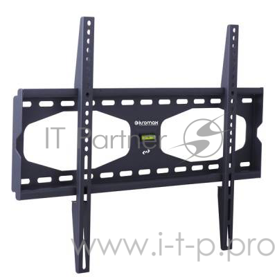 Кронштейн Kromax STAR-11 черный для TV 32-65, настенный фиксированный, max VESA 600x400, от стены 33мм, нагрузка до 50 кг